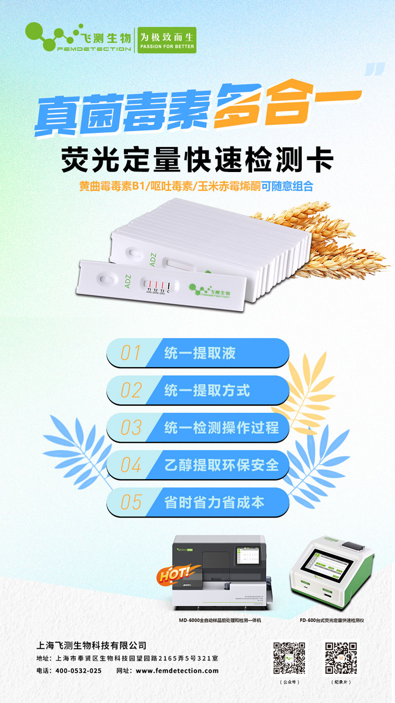真菌毒素多合一檢測(cè)卡 真菌毒素多合一檢測(cè)卡